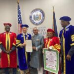New York State Honours Prof D Madhu Krishan 5