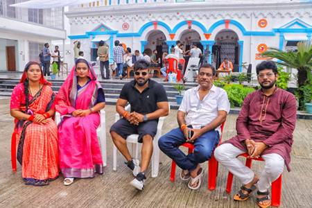 Shooting Bhojpuri Film Ganga Jamuna Saraswati 2